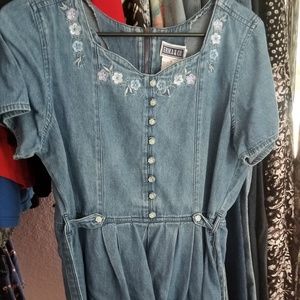 Vintage denim dress